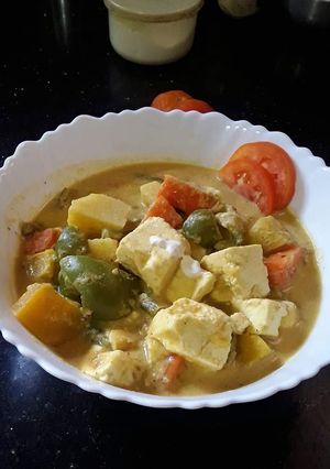 পনির ভেজিটেবলস কারি (paneer vegetables curry recipe in Bengali) রেসিপির প্রধান ছবি
