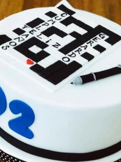 Una foto de Torta de cumpleaños crucigrama 🇺🇾