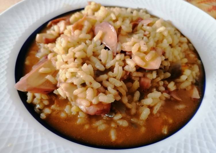 Arroz con pulpo