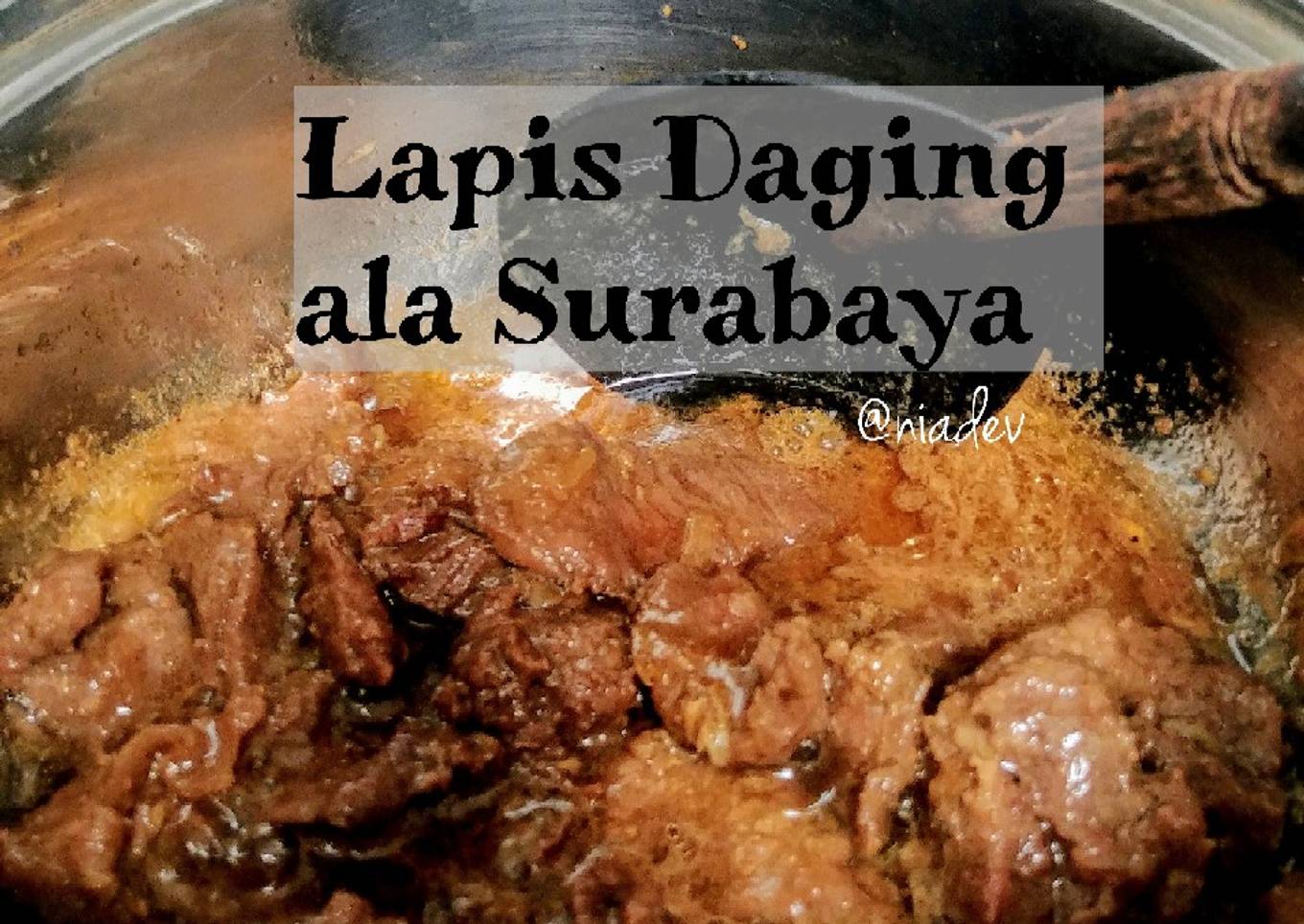 Lapis daging ala surabaya