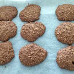 Una foto de Galletas de avena de chocolate