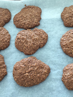 Una foto de Galletas de avena de chocolate