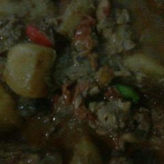 A picture of Chicken kosha(chicken Masala).