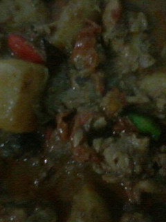 A picture of Chicken kosha(chicken Masala).