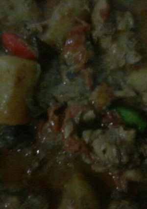 A picture of Chicken kosha(chicken Masala).