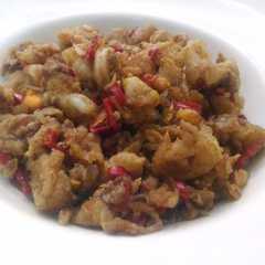 รูปของ Calamari saus telur asin
