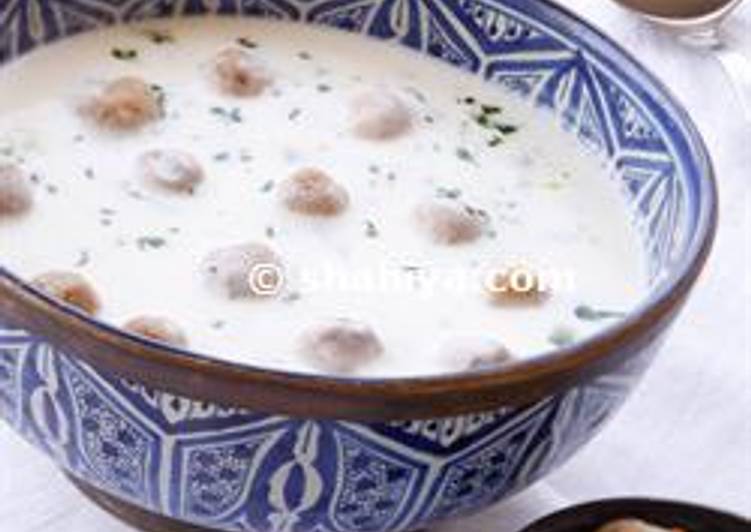 Easiest Way to Prepare Homemade Shish Barak with Yoghurt
