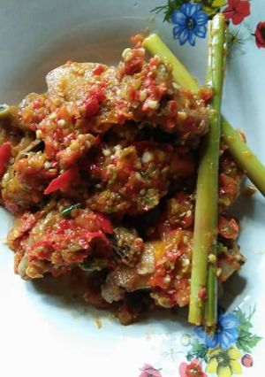 Foto resep Ayam goreng sambal pedas