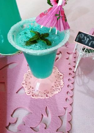 صورة لوصفة العصير الازرق المنعش 🍹