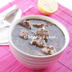 A picture of Delicious Meat cubes Soup.