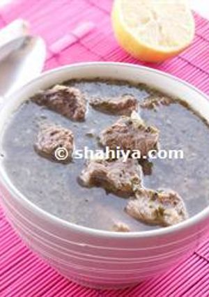 A picture of Delicious Meat cubes Soup.