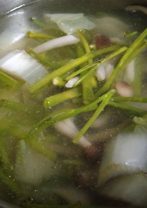 Hình của món Canh rau muống thịt bò.