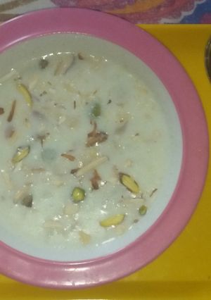A picture of Sweet potato kheer.