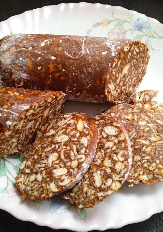Шоколадная колбаска