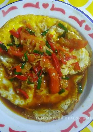 Foto resep Tumis telor ceplok