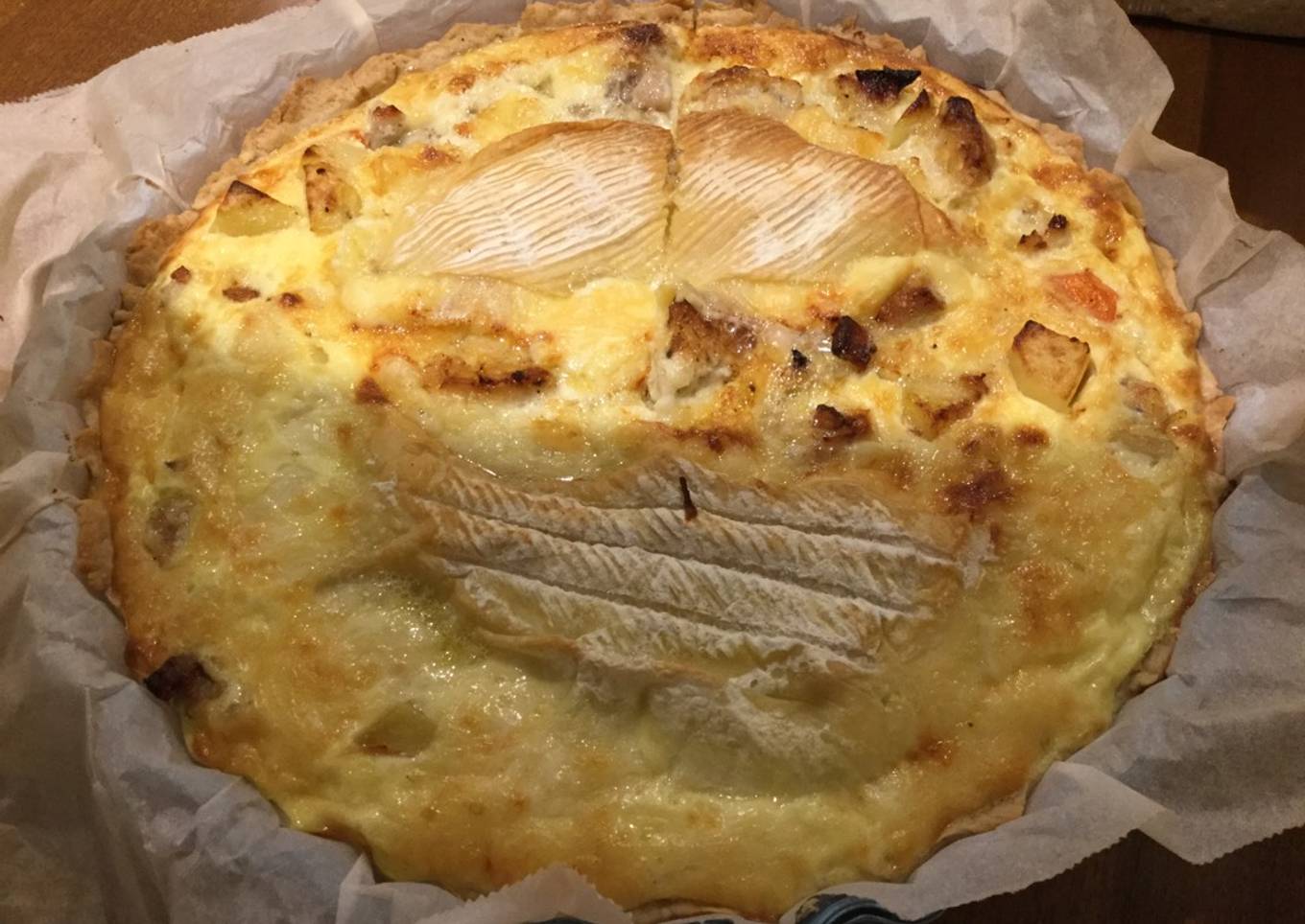  Pie keju Kentang 