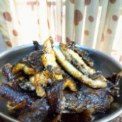A picture of Fried Panla(Blue Whiting).