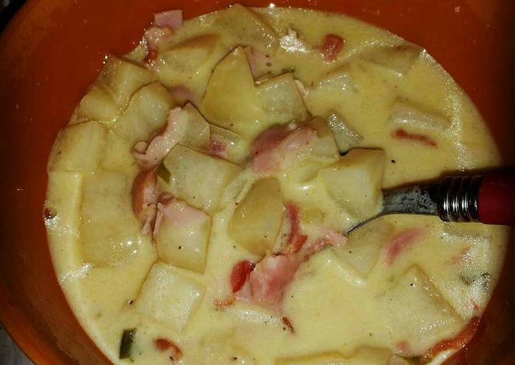 Easiest Way to Prepare Speedy Potato Ham Soup