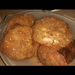 Una foto de Milanesas de zapallito de tronco