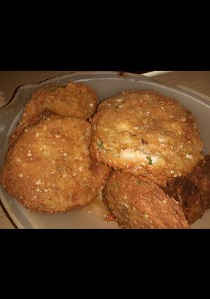 Una foto de Milanesas de zapallito de tronco