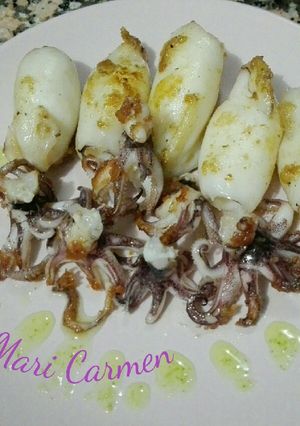 Una foto de Chipirones 🐙 a la plancha