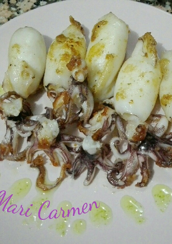 Una foto de Chipirones 🐙 a la plancha