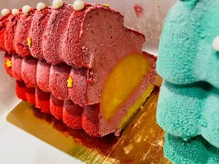 Bûche entremet Framboise/citron