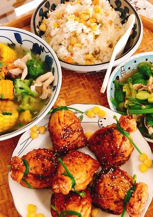 Hình của món Đậu hủ bao bố “Canh rau củ “.