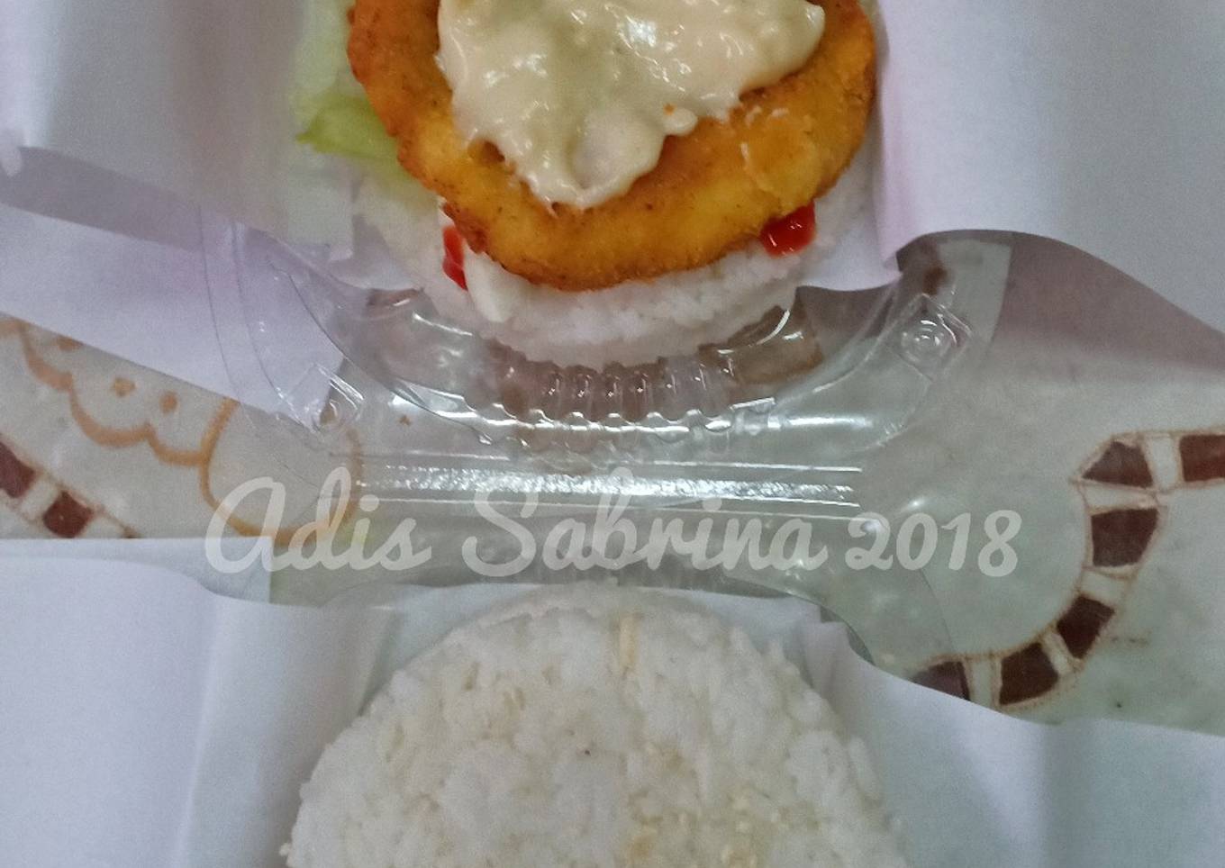 Rice katsu burger ������������������