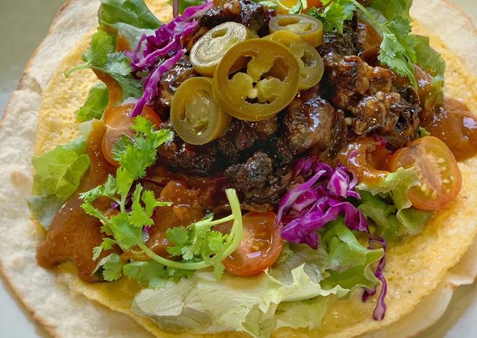 Resep Taco Sate Kambing dengan saos kacang hoisin, Bisa Manjain Lidah