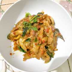 A picture of Tumis Jamur Kemangi Pedas.