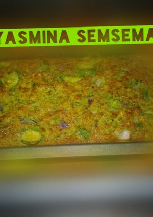 صورة لوصفة عجة الطعمية بالكوسة