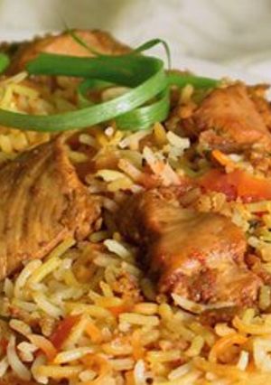 صورة لوصفة طريقة عمل الكبسة بالدجاج