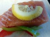 Hojaldre de salmón y toque de limón