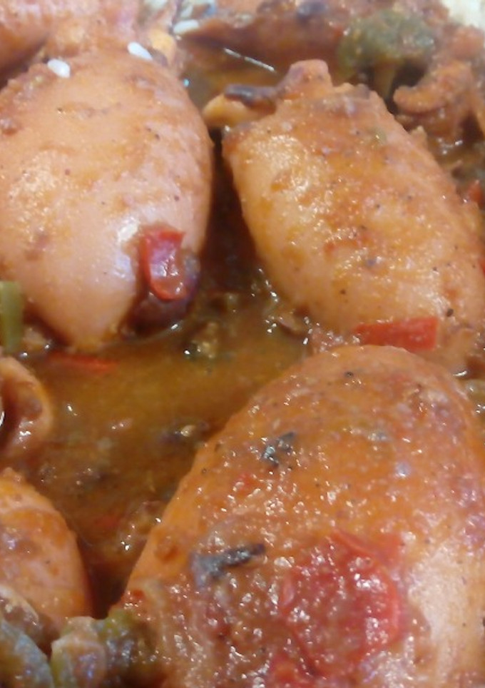 Una foto de Chocos en salsa