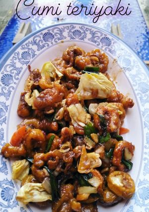 Foto resep Cumi goreng saus teriyaki