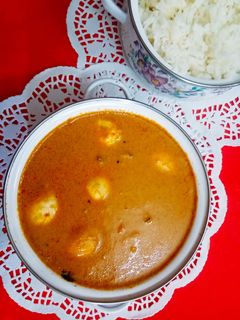 முட்டை குழம்பு(muttai kuzhambu recipe in tamil) செய்முறை முக்கிய புகைப்படம்