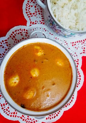 முட்டை குழம்பு(muttai kuzhambu recipe in tamil) செய்முறை முக்கிய புகைப்படம்