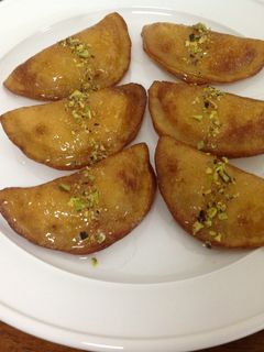 صورة لوصفة طريقة عمل قطايف بالسميد