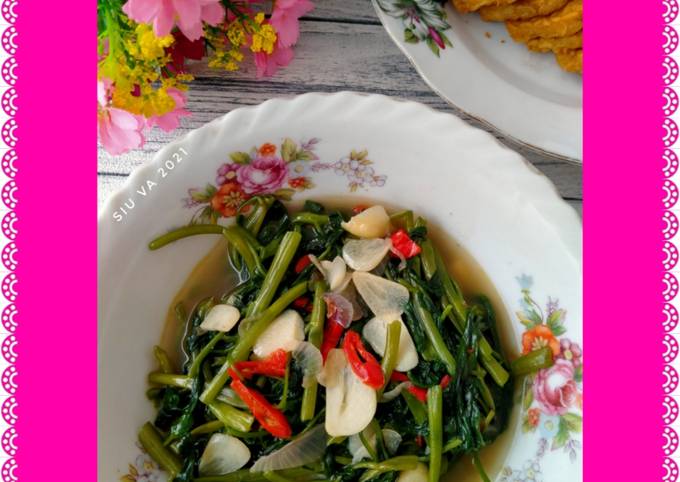 Tutorial Membuat Resep Cah Kangkung