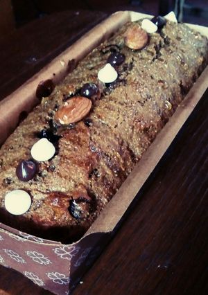 Una foto de Budín súper integral de banana