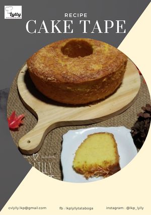 Foto resep CAKE TAPE // BOLU TAPE
