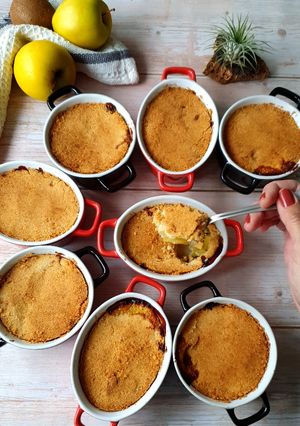 Une photo de Crumble pommes kiwis