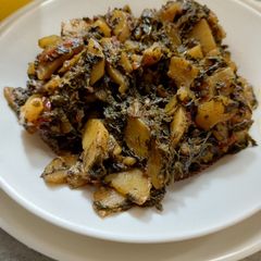 A picture of Methi Aloo.