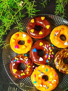 صورة لوصفة دونات للاطفال 🍩