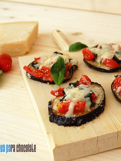 Una foto de Berenjenas a la parmesana
