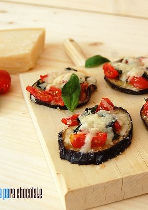 Una foto de Berenjenas a la parmesana