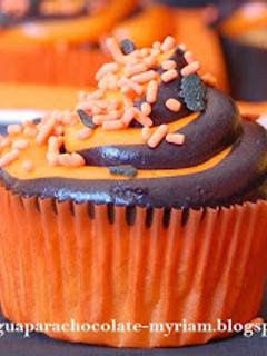 Una foto de Cupcakes de calabaza