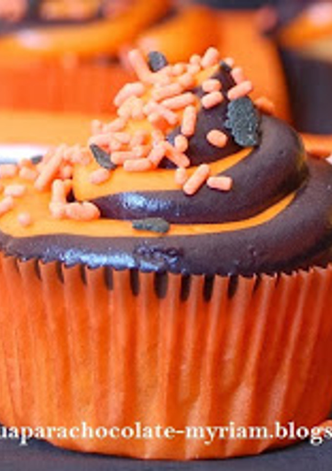 Una foto de Cupcakes de calabaza