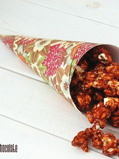 Una foto de Palomitas con caramelo salado